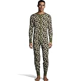 Hanes Men's Camo Waffle Knit Thermal Union Suit