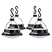 4 PACK TOMSHOO Camping Lanterns Tent Campsite Hanging Lamp 200LM 12LED 3 Mode Solar Power USB Charging Phone Charger with Rechargeable Battery Outdoor Indoor