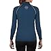 DRSKIN 1~3 Pack Compression Cool Dry Sports Top Shirt Baselayer Running Leggings Yoga Rashguard Men (SN021, L) Navy