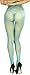 ToBeInStyle Women’s Sexy Vibrant Fine Classic Fishnet Full Footed Pantyhose - Queen Size - Turquoise