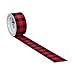 Duck 285222 Printed Duct Tape Single Roll, 1.88 Inches x 10 Yards, Red Buffalo Plaid