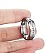 Jstyle Jewelry 8MM Titanium Rings for Men Wedding Engagement Rings Promise Size 8
