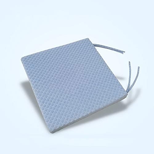 Siluq ラテックスシートフォームパッド ひも付き 腰と尾てい骨の痛みを緩和するシートクッション オフィスチェア 50x50x7cm ブルー カー シート ダイニングチェア xx3inch 5 Off