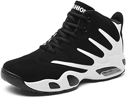 YaXuan Men's Shoes, Basket Femme 2018 Basketball Shoes for Women Men Air Cushion Sneaker Couples Sport Athletic Shoes Male Trainers (Color : A, Size : 46)