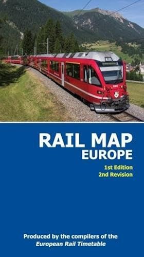 Download Rail Map of Europe 2017: 1st Edition, 2nd Revision PDF
