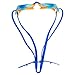 Splaqua Kids Swim Goggles for Boys and Girls - Adjustable Straps, Silicone Eye Seal, UV Protection and Anti Fog Lenses Swimming Goggle - Blue Tie Dye