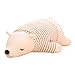 MMTTAO Stuffed Polar Bear Animal Plush Toy 24 Inch Large White Sleeping Bear Animal Stuff Soft Plushies Cute Dolls Collection Huggable Throw Pillow Cushion Gifts for Kids Children Boys Girls, 24Inches
