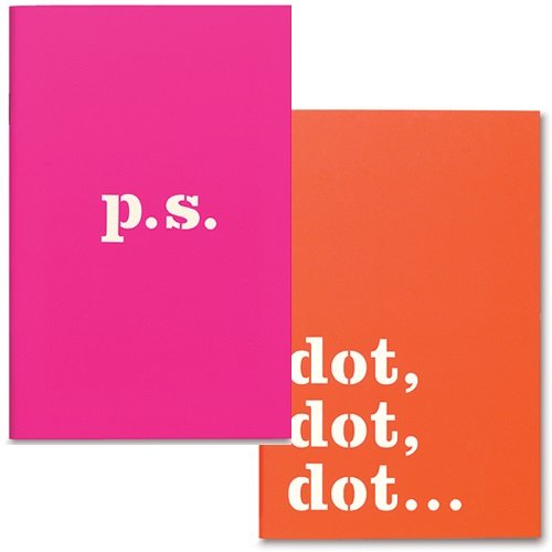 Kate Spade Notebook Set - Neon