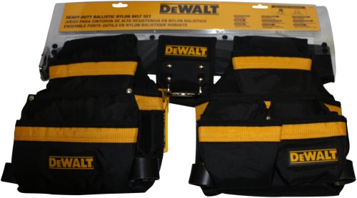 UPC 028877337470, DEWALT D5100SM Heavy Duty Ballistic Nylon Tool Belt, Waist 28 Inch to 38 Inch