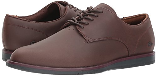 Lacoste Mens Laccord 417 Oxford Dark Brown M Desertcart