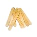 Huini 100 Count Salon Waxing Hair Removal Large Wooden Spatulas Wax Applicator 6 x 3/4in CD- S02-1 x 2