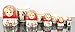 Russian Nesting Doll -Village Scenes - Hand Painted in Russia - 5 color/size variations - Traditional Matryoshka Babushka (6.75``(5 dolls in 1), Scene E)
