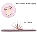 Ouktor Finger Ring Stand 2 Pack, 360° Rotary Cell Phone Adjustable Ring Stand Grip Mount Kickstand for iPhone X 8/8 Plus, Galaxy S8/S8 Plus and Almost All Cases/Phones (Black+Rose Gold)
