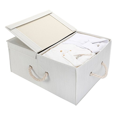 image for StorageWorks Polyester Storage Box with Double-open Lid and Strong Cot