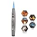 TOPKAY Torch Lighter, Candle Lighter, Multipurpose Windproof Jet Flame Butane Refillable Torch Lighter for Fire Starter, Grill, BBQ, Camping with a Gift Box (Empty Gas)