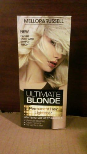 3 PACKS MELLOR & RUSSELL ULTIMATE BLONDE (permanent hair lightener) by the halloween shop