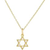 Malibu Sunday Gold Star of David Necklace for Women | Elegant Jewish Star Pendant | Faith Jewelry for Women | Meaningful Jewelry | Star of David Necklace
