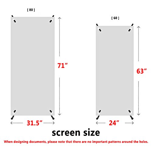 2 Pack,Premium Adjustable Tripod X Banner Stand Fits Banner Sizes from 23"X63" to 31"X71" with a Traveling Bag for Trade Show Display (60x160cm to 80x180cm)