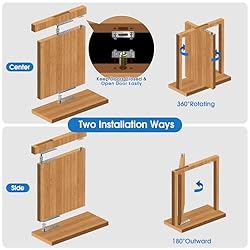 Aglehome Door Pivot Hinge, Hidden Door Hinge for