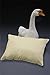 All About Down Travel Pillow with 800 Fill Power European Ethically Raised Goose Down, Hypoallergenic, 100% Cotton Finished in Austria, US Made and Family Owned Since 1974