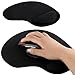 Lowpricenice Ultra Slim Cloth Wrist Rest Mouse Pad (Black)