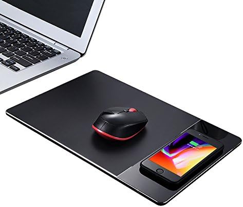 Wireless Charger, RICOV Qi-Certified Wireless Charging Pad/MousePad for iPhone X/8/8 Plus, Nexus 5/6/7, Samsung Note 5/7, Provides Fast-Charging for Galaxy S8/S8+/S7/S7 edge/S6/S6 edge [No AC Adapter]