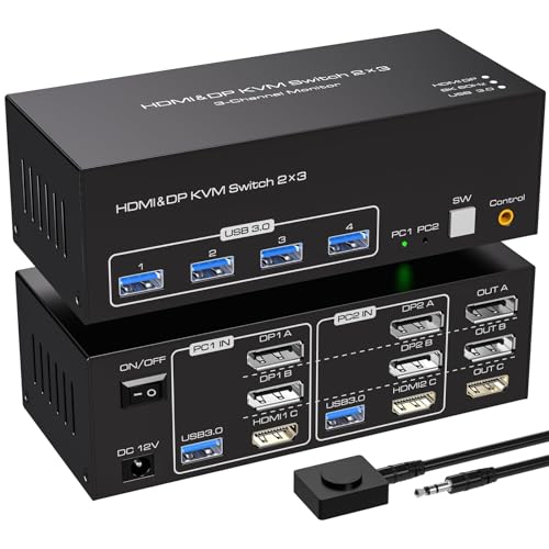 Aktueller Deal: KVM Switch 2 pc 2 Monitore für 59,99€ Jetzt sichern!