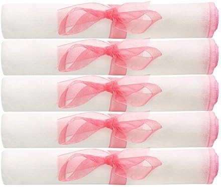 100% Organic Cotton Muslin Face Cloths - set of 5 - award winning natural and organic skincare by AD skin synergy by AD skin synergy