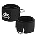 Vishusju Ankle Wrist Cuffs Neoprene Padded Straps D-Ring Glute Kickback for Cable Machines Legs Exercise Adjustable Fitness