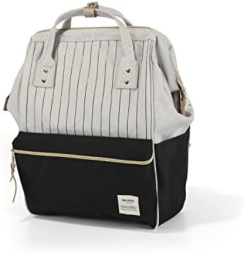 Striped Backpack Fashion Backpacks For Women &amp; Men, Baseball Stripes with Black