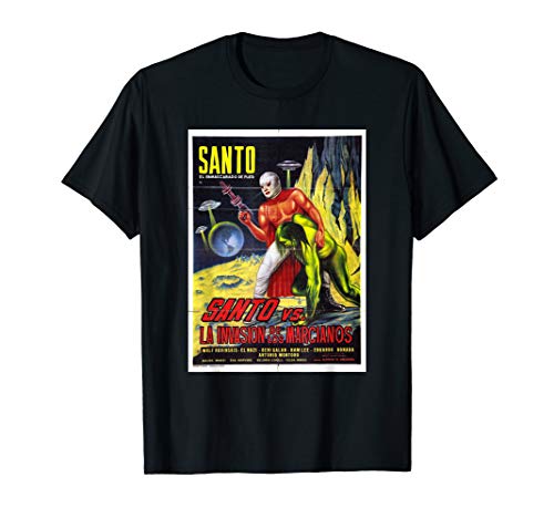 Santo El Enmascarado de Plata Retro Vintage TShirt