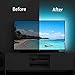 LED TV Backlight, USB Basic Lighting for 32-60in Television, Dimmable RGB Led Strip Lights with 20 Colors and IR Remote Control for Home Theater Decoration and Reduce Eye Strain and Increase Image Cl