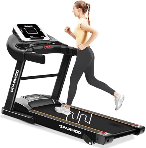 Sparnod Fitness STH-1250 (3 Hp Peak) Automatic Motorised Treadmill