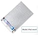 HBlife 25Pcs Bubble Mailers, 6x10 Inches Self Seal Gray Poly Mailers, Padded Envelopes Shipping Bags Packaging for Small Business
