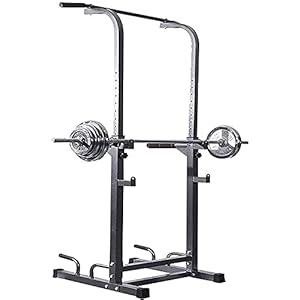 AZOI Barbell Rack Multifunctionele Horizontale Bar, Half Rack Squat Rack Verstelbare Barbell Rack, Verstelbare Hoogte…