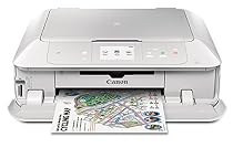 Canon MG7720 Wireless All-In-One Printer with Scanner and Copier: Mobile and Tablet Printing, with Airprint  and Google Cloud Print compatible, White