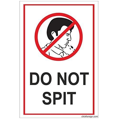 Paper Plane Design Do Not Spit Sign Board for School Office Home Hospitals Stores, Amazing Design with Attractive Look for Multipurpose use Multicolor 8 X 10 Inch Paper Plane Design Do Not Spit Sign Board for School Office Home Hospitals Stores, Amazing Design with Attractive Look for Multipurpose use Multicolor 8 X 10 Inch