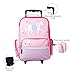 Wildkin Kids Rolling Suitcase for Boys & Girls, Suitcase for Kids Measures 16 x 11.5 x 6 Inches, Kids Luggage is Carry-On Size, Perfect for School & Overnight Travel (Horses)