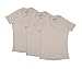 Mr. Davis Comfort Fit Premium Bamboo Viscose Tailored Cut V Neck Men's Undershirt Size Medium in Tone 3 Pack