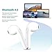 fuzhoutuogu Wireless Earbuds Bluetooth Headphones Sports Headsets Compatible with All Smart Phone (White)thumb 3