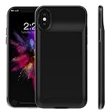 iPhone X BATTERY Case, Tessera [RECHARGEABLE PORTABLE CHARGING CASE][5200 mAh] External Battery + Protective + Juice Pack + Power Bank Cover + Charging Case for Apple iPhone 10 (5.8