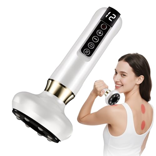 Wagxoey Anti-cellulite Massager Reducer, 12 Levels of Suction and Heat, Anti-cellulite Firming, Portable USB C Charging, Electric Suction Cup Device for Abdomen, Waist Arms and Legs
