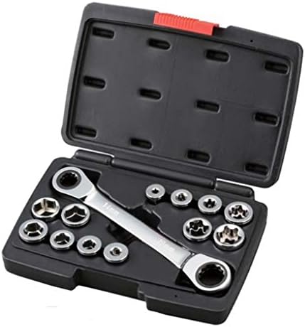 mobarel - Socket Wrench Set with 6 Metric & 6 SAE Go Through Sockets