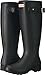 Hunter Women's Original Tour Packable Rain Boot Black Matte 7 M US M