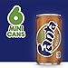 Fanta Orange Mini Cans, 7.5 Fluid Ounce (Pack of 6)