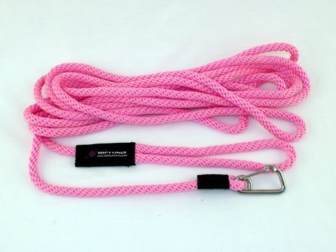 Soft Lines PSW10450HOTPINK Floating Dog Swim Snap Leashes 0.25 in. Diameter by 50 Ft. - Hot Pink