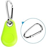 iMounTEK Mini Smart Anti-Lost Alarm Wireless Bluetooth Remote GPS Tracker for Luggage Kids Keys Pets Dogs Cats, Bonus Camera Shutter (Green)