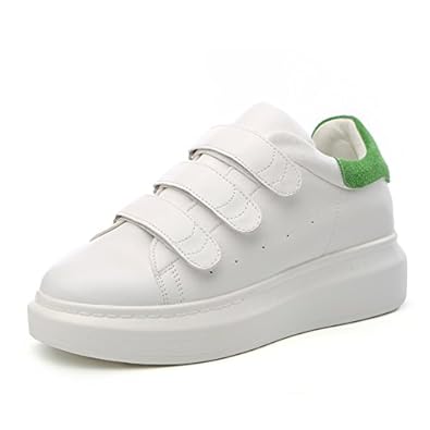 white velcro trainers ladies