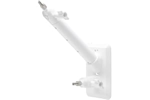 Holicfun 2-in-1 Wall Mount for Ring, Arlo, and Cameras & Solar Panels with 1/4"-20 Screw Hole - White