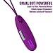 Uluvit Massager Power Vibration Rechargeable Waterproof Silicone Mini Pocket Massager Multi-Speed 7 Frequency
